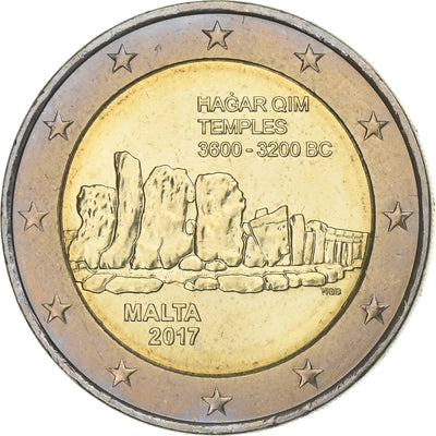 Malta,
2 Euro,
2017