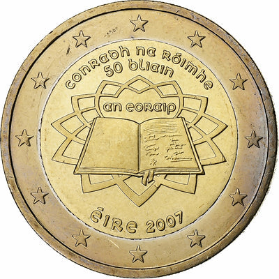 Ireland,
2 Euro,
Traité de Rome