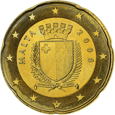 Malta,
20 Euro Cent,
BU