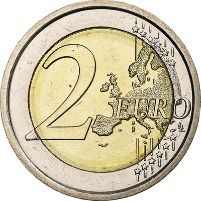 Italien,
2 Euro,
Introduction de l'euro