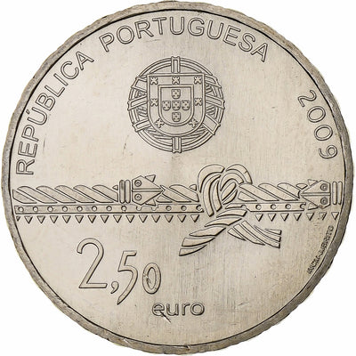 Portugal,
2-1/2 Euro,
Unesco World Heritage - Bélem Tower