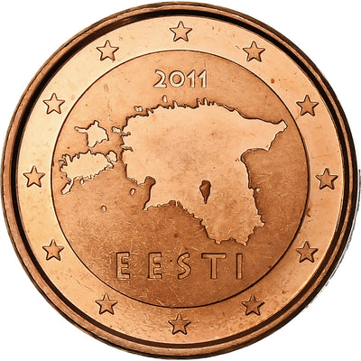 Estonia,
1 Centime,
2011