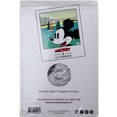 Frankreich,
10 Euro,
Mickey Bon vent