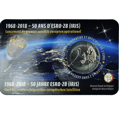 Belgien, 
            
               2 Euro, 
            
               Satellite ESRO-2B