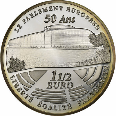 Frankreich, 
            
               1-1/2 Euro, 
            
               Le Parlement Européen