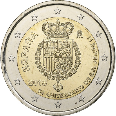 Spanien, 
            
               2 Euro, 
            
               2018