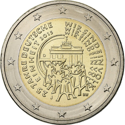 Deutschland, 
            
               2 Euro, 
            
               25 years