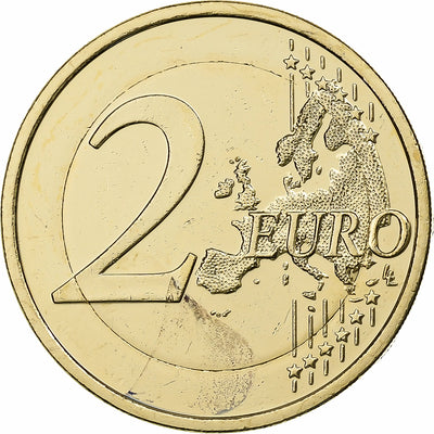 Finnland, 
            
               2 Euro, 
            
               gold-plated coin