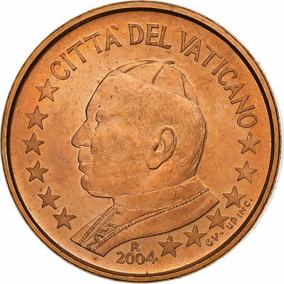 Vatikanstadt, 
            
               John Paul II, 
            
               Euro Cent