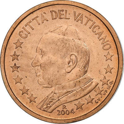 Vatikan, 
            
               2 Euro Cent, 
            
               Jean-Paul II