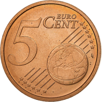 Vatikanstadt, 
            
               John Paul II, 
            
               5 Euro Cent