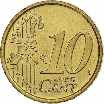 Vatikanstadt, 
            
               John Paul II, 
            
               10 Euro Cent