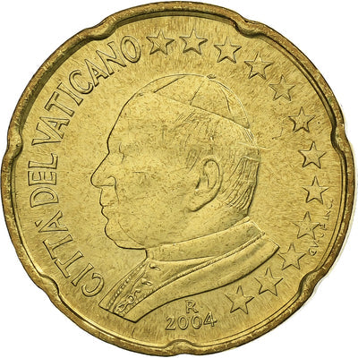 Vatikanstadt, 
            
               John Paul II, 
            
               20 Euro Cent