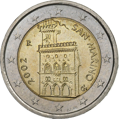 San Marino, 
            
               2 Euro, 
            
               2002