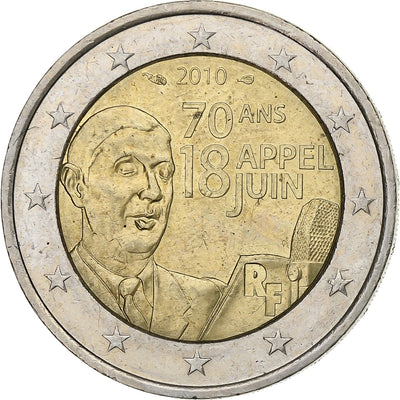 Frankreich, 
            
               2 Euro, 
            
               2010