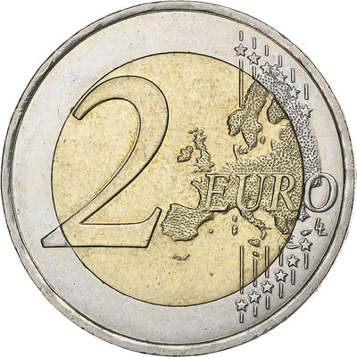 Frankreich, 
            
               2 Euro, 
            
               Centenaire du décès d'Auguste Rodin