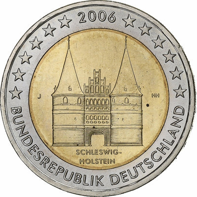 Bundesrepublik Deutschland, 
            
               2 Euro, 
            
               Schleswig Holstein castle