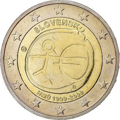 Slowakei, 
            
               2 Euro, 
            
               EMU 10th Anniversary