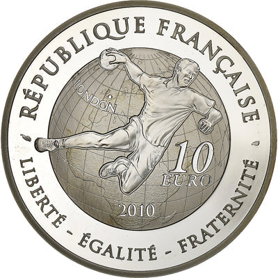 Frankreich, 
            
               10 Euro, 
            
               Jeux d'Été - Handball