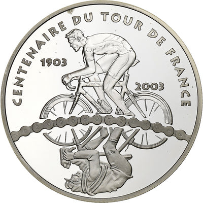 Frankreich, 
            
               1 1/2 Euro, 
            
               Centenaire du tour de France