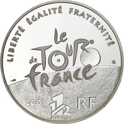 Frankreich, 
            
               1 1/2 Euro, 
            
               Centenaire du tour de France