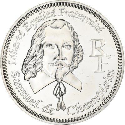 Frankreich, 
            
               1/4 Euro, 
            
               Samuel De Champlain