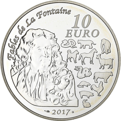 Frankreich, 
            
               10 Euro, 
            
               année du coq