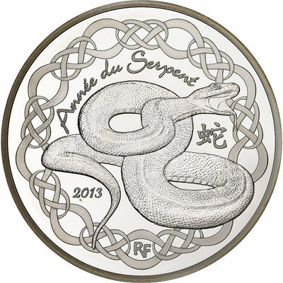 Frankreich, 
            
               10 Euro, 
            
               année du serpent