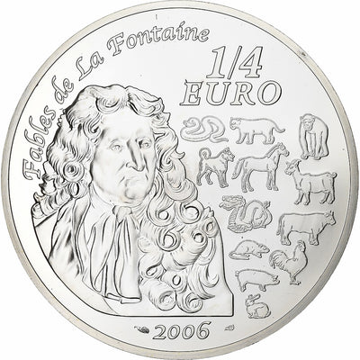 Frankreich, 
            
               1/4 Euro, 
            
               Année du Chien