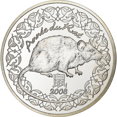 Frankreich, 
            
               1/4 Euro, 
            
               année du rat