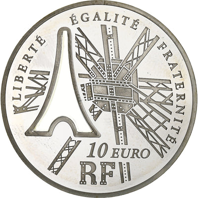 Frankreich, 
            
               10 Euro, 
            
               Gustave Eiffel