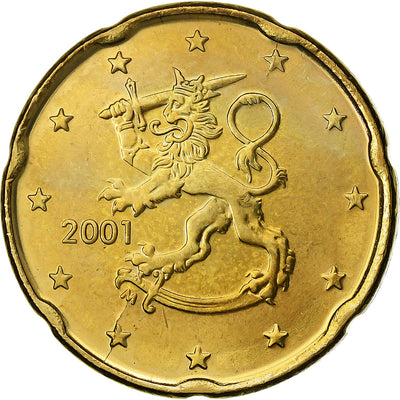 Finnland, 
            
               20 Euro Cent, 
            
               2001