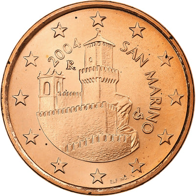 San Marino, 
            
               5 Euro Cent, 
            
               2004