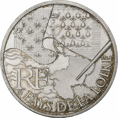 Frankreich, 
            
               10 Euro, 
            
               Pays de la Loire