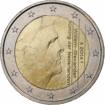 Niederlande, 
            
               2 Euro, 
            
               Willem-Alexander 2nd map