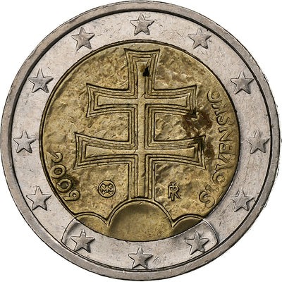 Slowakei, 
            
               2 Euro, 
            
               Double Cross