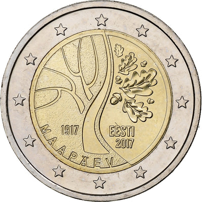 Estonia, 
            
               2 Euro, 
            
               Road to Independence