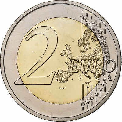 Latvia, 
            
               2 Euro, 
            
               30 ans   Drapeau européen