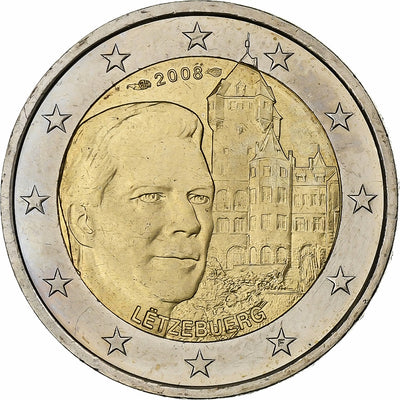 Luxemburg, 
            
               2 Euro, 
            
               Henri I Château de Berg