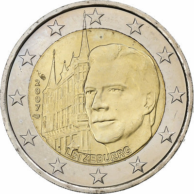 Luxemburg, 
            
               2 Euro, 
            
               Henri I Palais Grand-Ducal