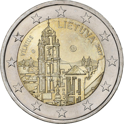 Lithuania, 
            
               2 Euro, 
            
               Vilnius — capital of culture and art