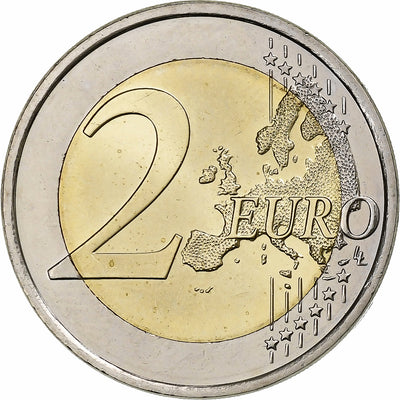 Finnland, 
            
               2 Euro, 
            
               European Union Flag