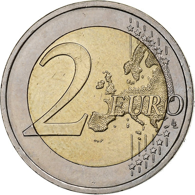 Slowenien, 
            
               2 Euro, 
            
               The poet France Prešeren