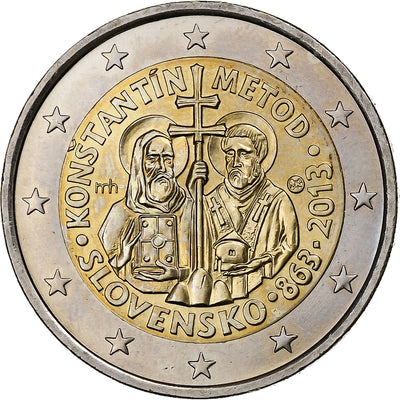 Slowakei, 
            
               2 Euro, 
            
               Constantine and Methodius