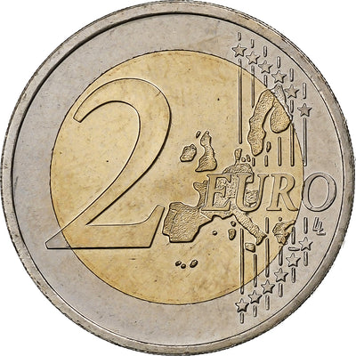 Österreich, 
            
               2 Euro, 
            
               Austrian State Treaty