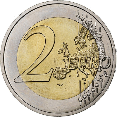 Frankreich, 
            
               2 Euro, 
            
               Auguste Rodin