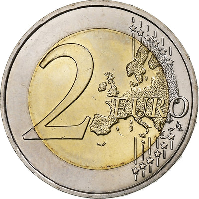 Frankreich, 
            
               2 Euro, 
            
               30 Years of European Union Flag