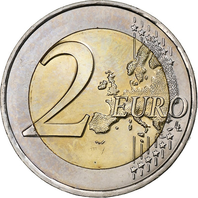 Frankreich, 
            
               2 Euro, 
            
               Pierre de Coubertin