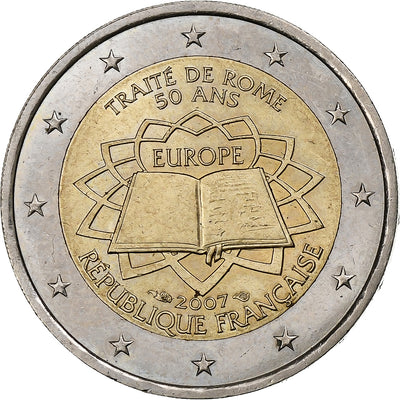 Frankreich, 
            
               2 Euro, 
            
               Treaty of Rome