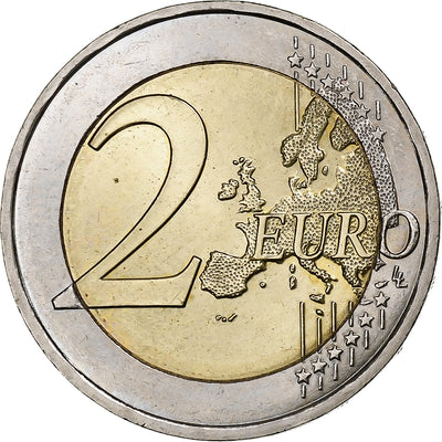 Frankreich, 
            
               2 Euro, 
            
               Stylized tree